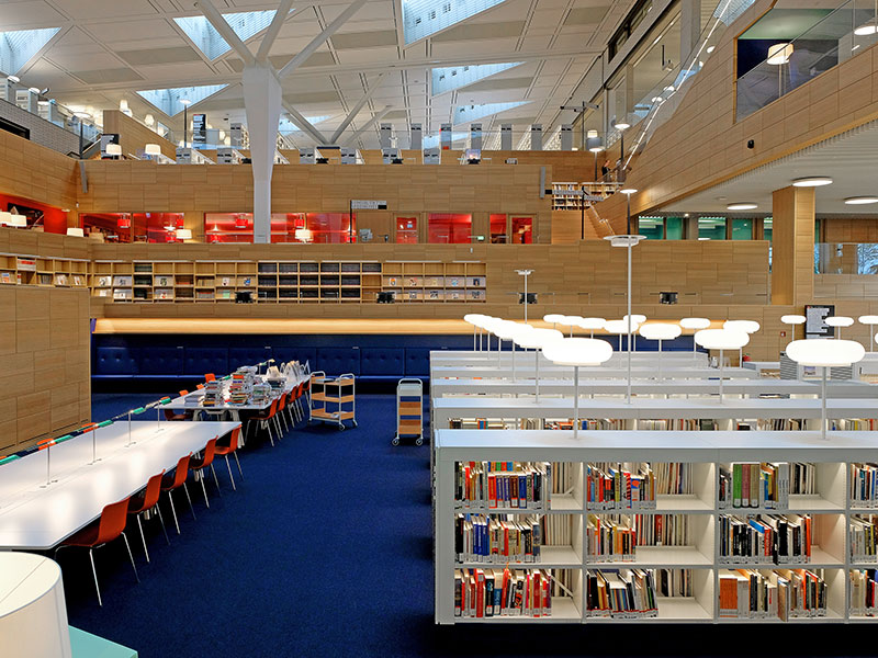 Freihandbereich Nationalbibliothek Luxemburg